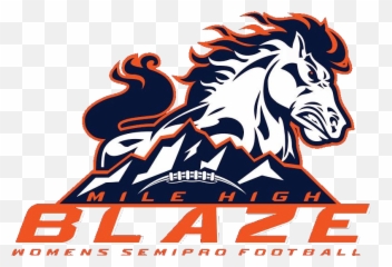 Womenu0027s American football logos - Sports Logo General Mile High Blaze Emoji