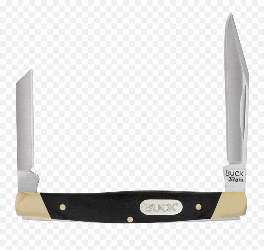 Buck Knives 0375bkswm Deuce Folding Pocket Knife Black Pakawood Handle Box - Knife Emoji,Back Man Knife Emoji