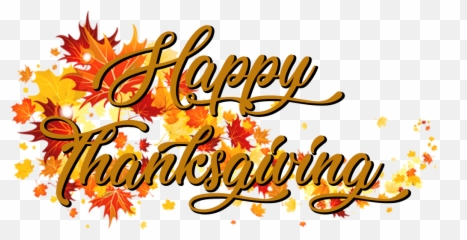Clipart Happy Thanksgiving Email Signature - Leaf Transparent Background Autumn Emoji