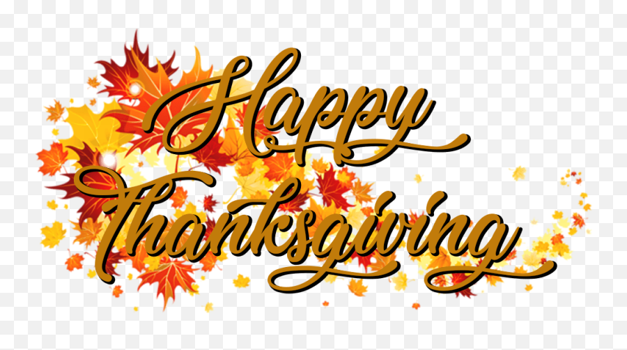 Clipart Happy Thanksgiving Email Signature - Leaf Transparent Background Autumn Emoji,Happy Thanksgiving Emoji Text