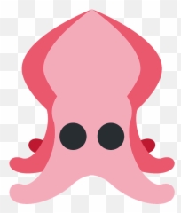Squid Emoji Clipart - Squid Emoji Twitter,Lobster Emoji