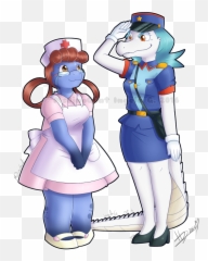 Download HD Allu0027s Good Nurse Joy - Nursing Transparent PNG Pokemon Tiny Emoji