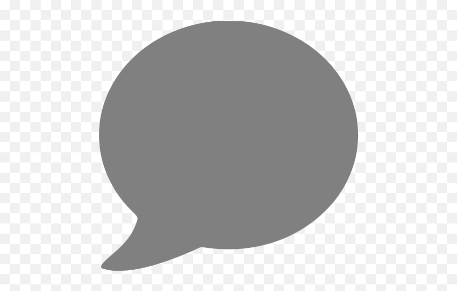 Gray Speech Bubble Icon - Grey Dot Png Emoji,Chat Bubble Emoji