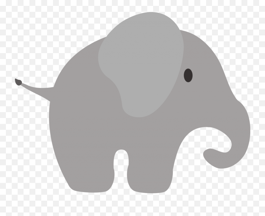 New Media M - Elephant Cartoon One Side Emoji,Donkey Emoji Android