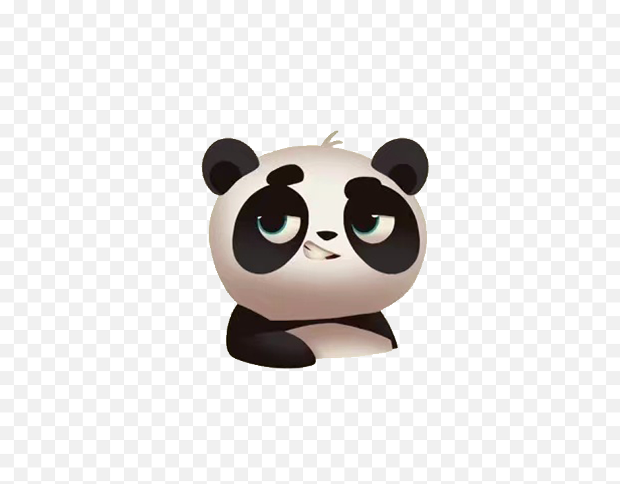 Cute Panda Emoji Png Image,Panda