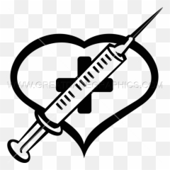 Syringe Cartoon Clipart - Heart And Needle Emoji,Syringe Emoji