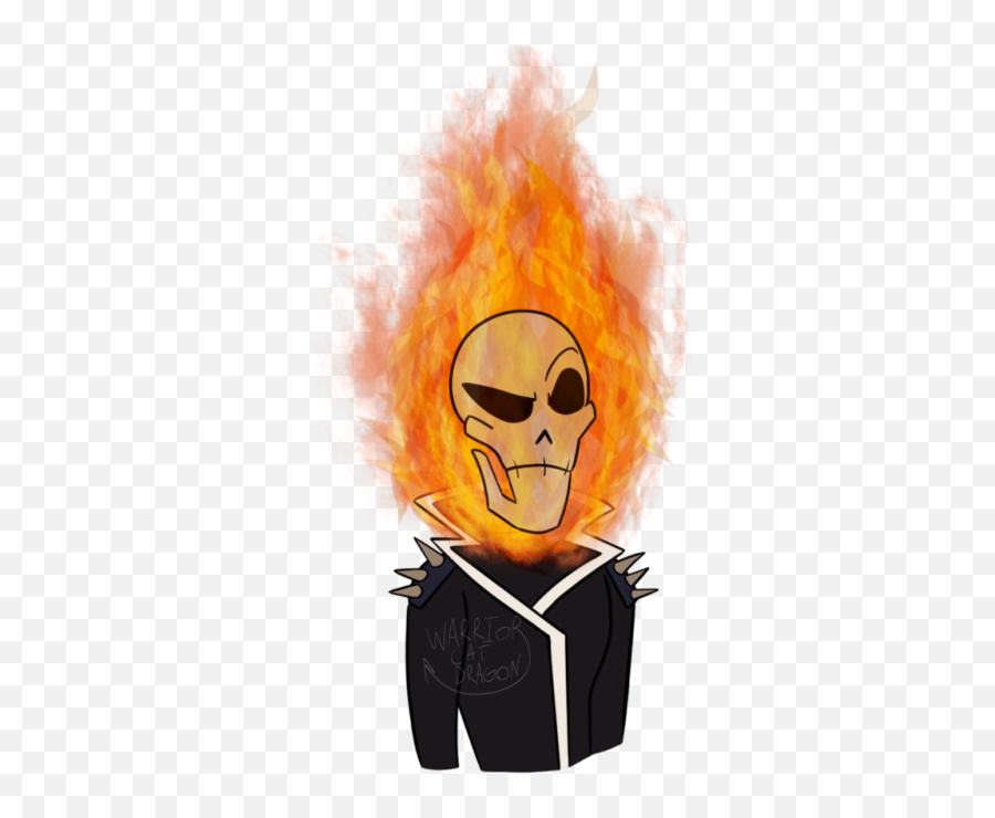 Re - Flame Emoji,Ghost Rider Emoji