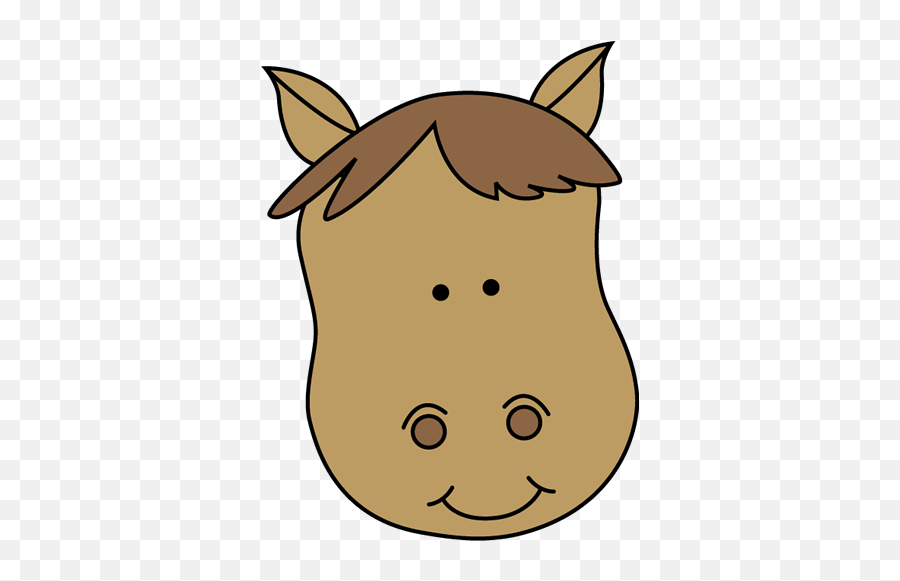 Horse Head Clip Art Image - Clip Art Horse Face Emoji,Horse Head Emoji