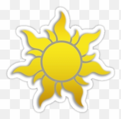 Tangled Kingdom Sun Emblem 2 Sticker - Emoji