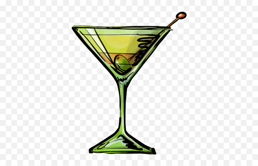 Dirty Martini Cocktail - Martini Glass Clipart Png Emoji,Bloody Mary Emoji