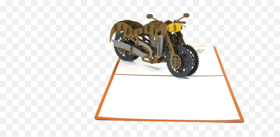 Motorcycle Pop Up Card - Motorcycle Emoji,Emoji Motorcycle