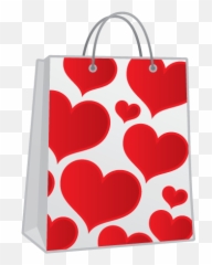 Shopping Bag Hearts Icon - Of Emoji