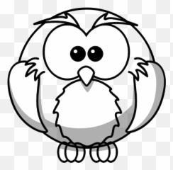 Owl Line Art Vector Illustration - Coloring Pages Emoji