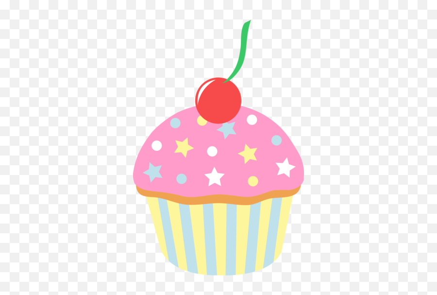 Cupcake Clipart 2 - Clipartix Cartoon Cupcake Clipart Emoji,Muffin Emoji