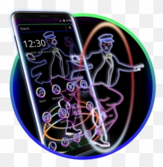 Amazoncom Neon Light Dancing Theme Appstore for Android - Smartphone Emoji