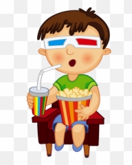 Explorer clipart adventure movie - Watching A Movie Clipart Emoji