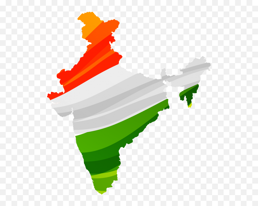 Happy Republic Day India Map Image Png - 13 Major Ports In India Emoji,Czech Republic Flag Emoji