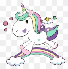 Kawaii Unicorns Stickers For Whatsapp - Cartoon Emoji,Unicorns Emoji