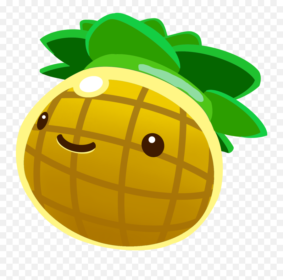 Slimerancher - Cartoon Emoji,Pineapple Emoticon