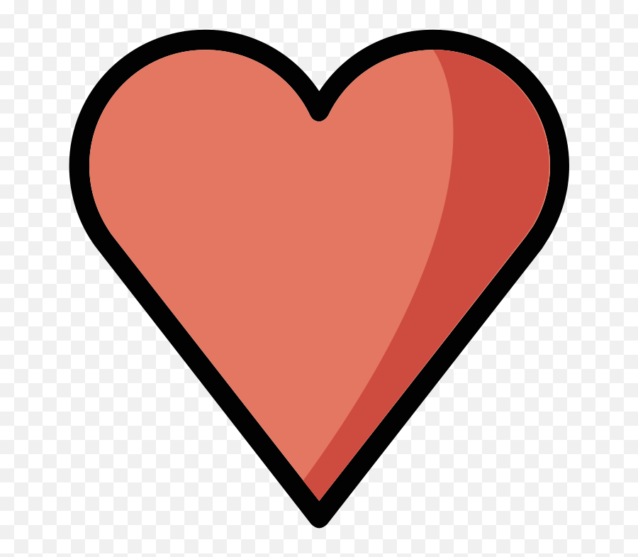 Openmoji - Heart Emoji,Orange Heart Emoji