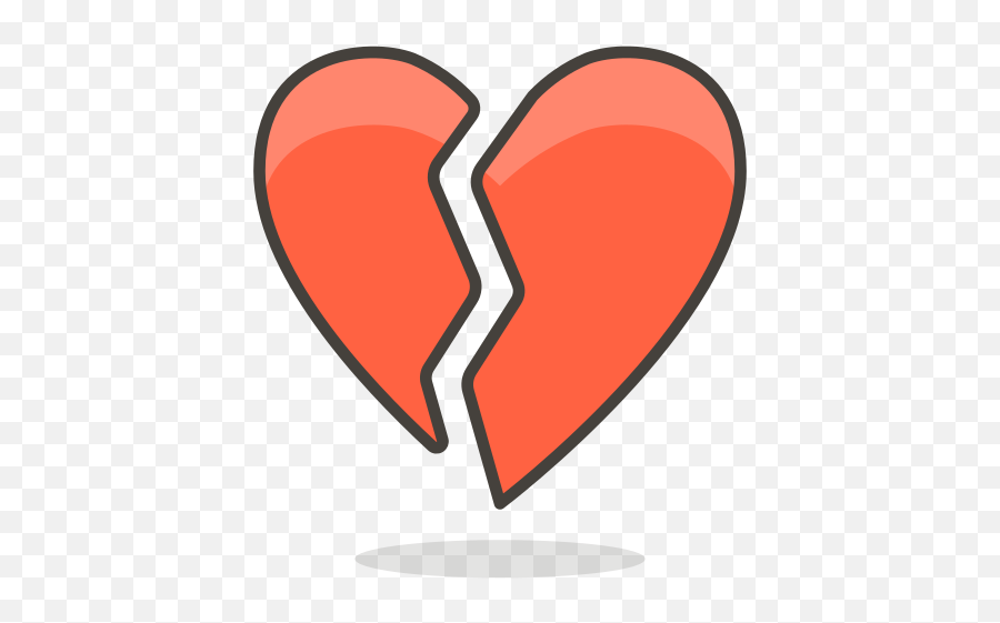 Broken Heart Icon At Getdrawings - Imagenes De Un Corazon Roto Animados Emoji,Break A Leg Emoji
