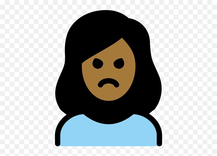 Woman Pouting Emoji Clipart - Cockfosters Tube Station,Pouting Emoji