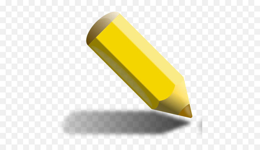 Yellow Pencil - Clipart Pencil Yellow Emoji,Emoji Pencil Case