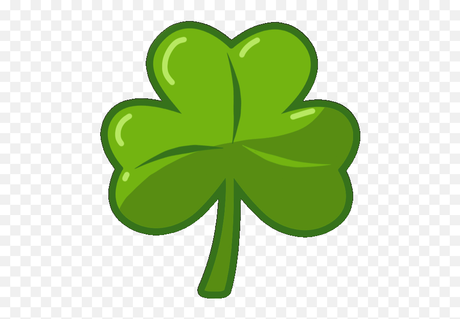 Top 3 Leaf Clover Stickers For Android U0026 Ios Gfycat - Clover Emoji,Shamrock Emoticon