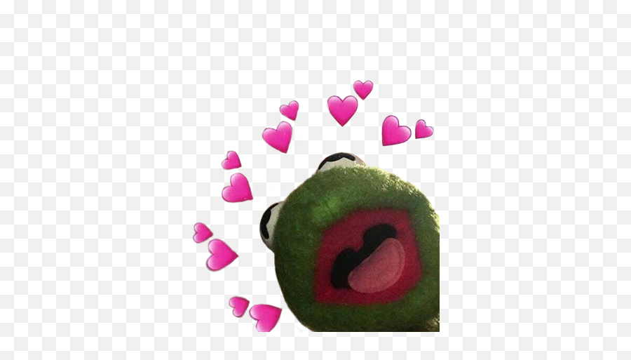 Pin - Kermit With Hearts Png Emoji,Kermit Tea Emoji