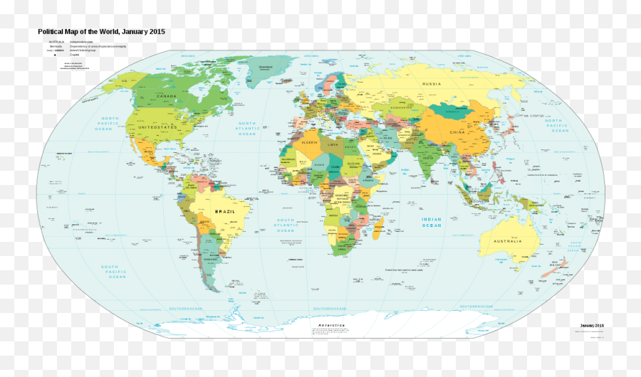 Cia Worldfactbook - Cia Political World Map Emoji,Emojie Worl D
