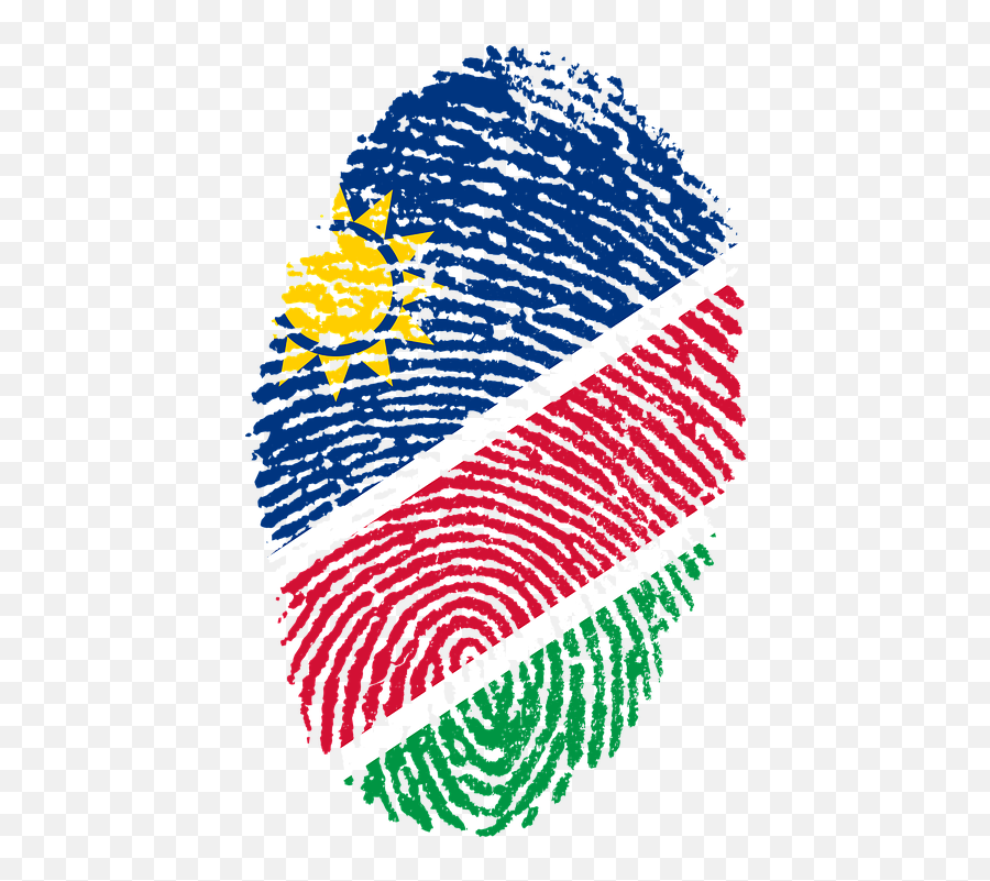 Namibia Flag Fingerprint - Brazil Flag Fingerprint Png Emoji,Pride Emoji Facebook