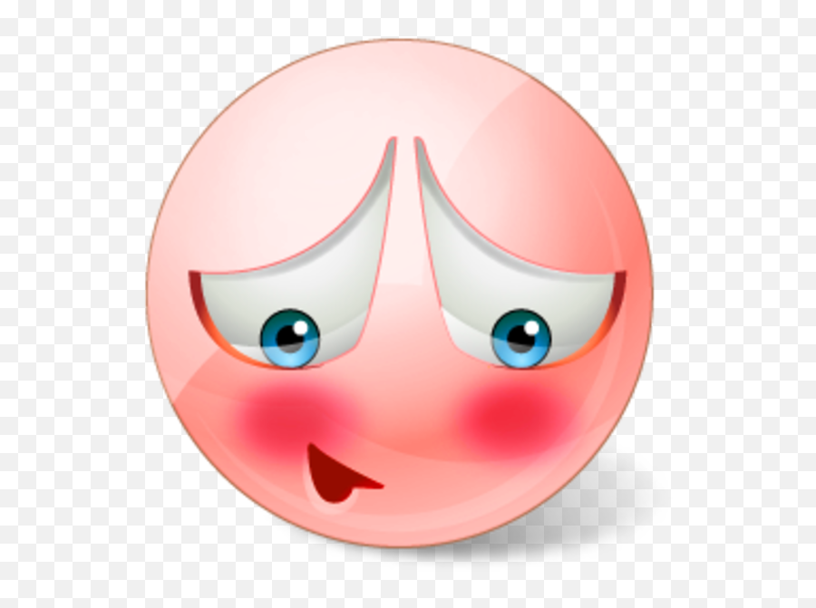 Embarrassed Face Clipart - Red Faced Embarrassed Emoji,Embarassed Emoji