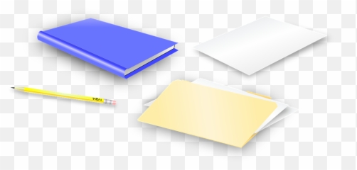 Pencil Folder Paper - Book Paper And Pencil Emoji,Stack Of Books Emoji