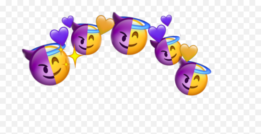 Thasupremethasupremetextlikeemojidevila - Smiley Emoji,Angel Devil Emoji