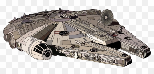 Star Wars Png - Star Wars Millennium Falcon Png Emoji,Emoji For Star Wars