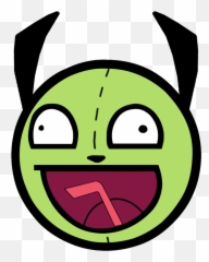 Smiley Face Desktop Wallpaper Emoticon Clip Art - Awesome Face Black Background Emoji,Derp Emoji