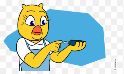 Hen - Cartoon Emoji,2 Hand Cigarette Emoji