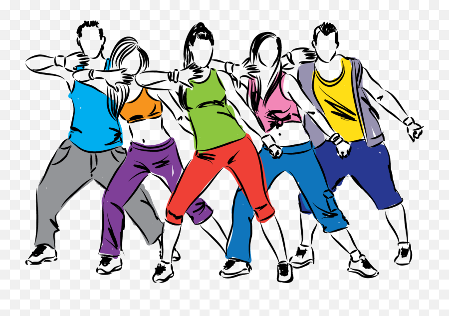 Dancer Clipart Aerobic Dance Dancer - Dance Aerobics Clipart Emoji,Zumba Emoji