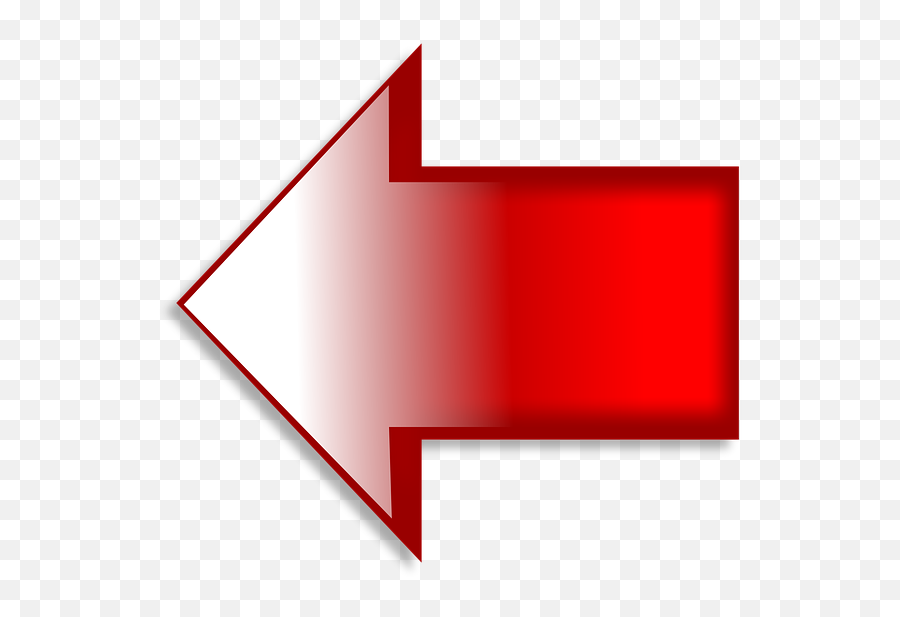 Left Arrow Red - Flecha A La Izquierda Roja Png Emoji,Left Arrow Emoji