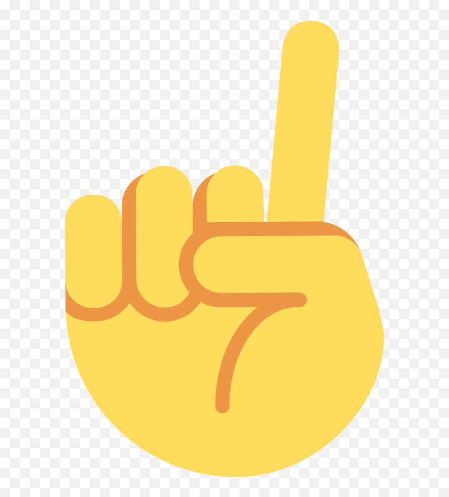 Twemoji2 261d - Point Up Emoji Png,Sign Language Emoji