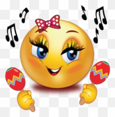Music Party Girl Emoji -