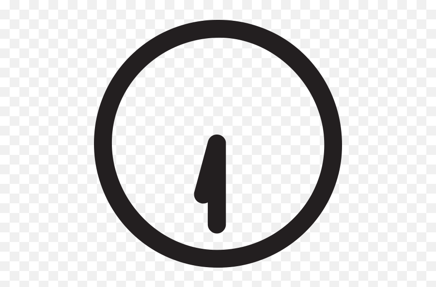 Clock Face Six - Play Button Eps Emoji,Six Emoji