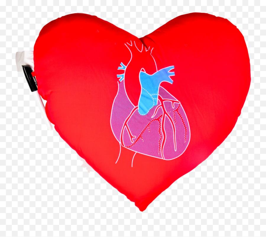 Heart Pillow - Sternal Precautions Heart Pillow Emoji,Pink Heart Emoji Pillow