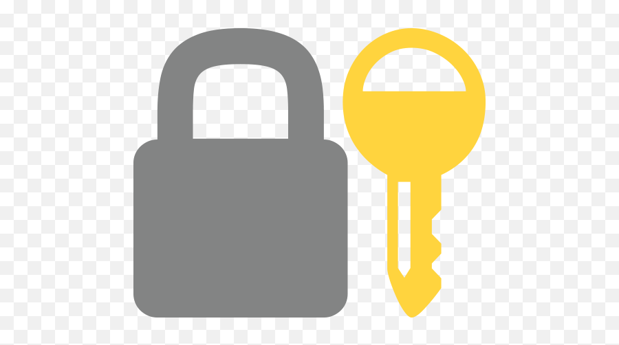Closed Lock With Key Emoji For Facebook Email Sms - Closed Lock With Key Emoji,Key Emoji