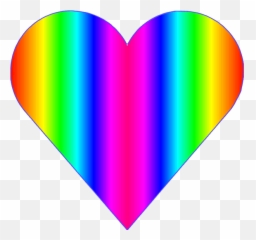 Free Gay Heart Cliparts Download - Love Rainbow Emoji