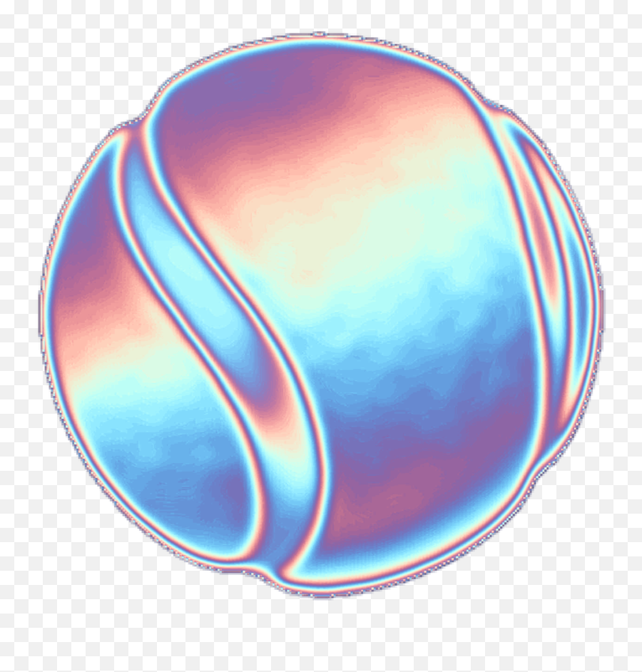 Holo Holographic Iridescent - Circulos Png Emoji,Tennis Emoji