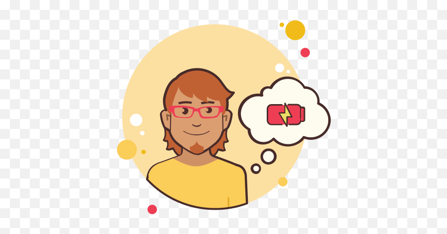 Man With Charging Battery Icon - People Thinking Icon Png Emoji,Emoji Charger