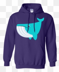 Whale Emoji Hoodie