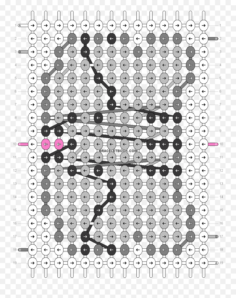 Alpha Pattern 24907 Braceletbook - Unc Friendship Bracelet Pattern Emoji,Alpha Emoji
