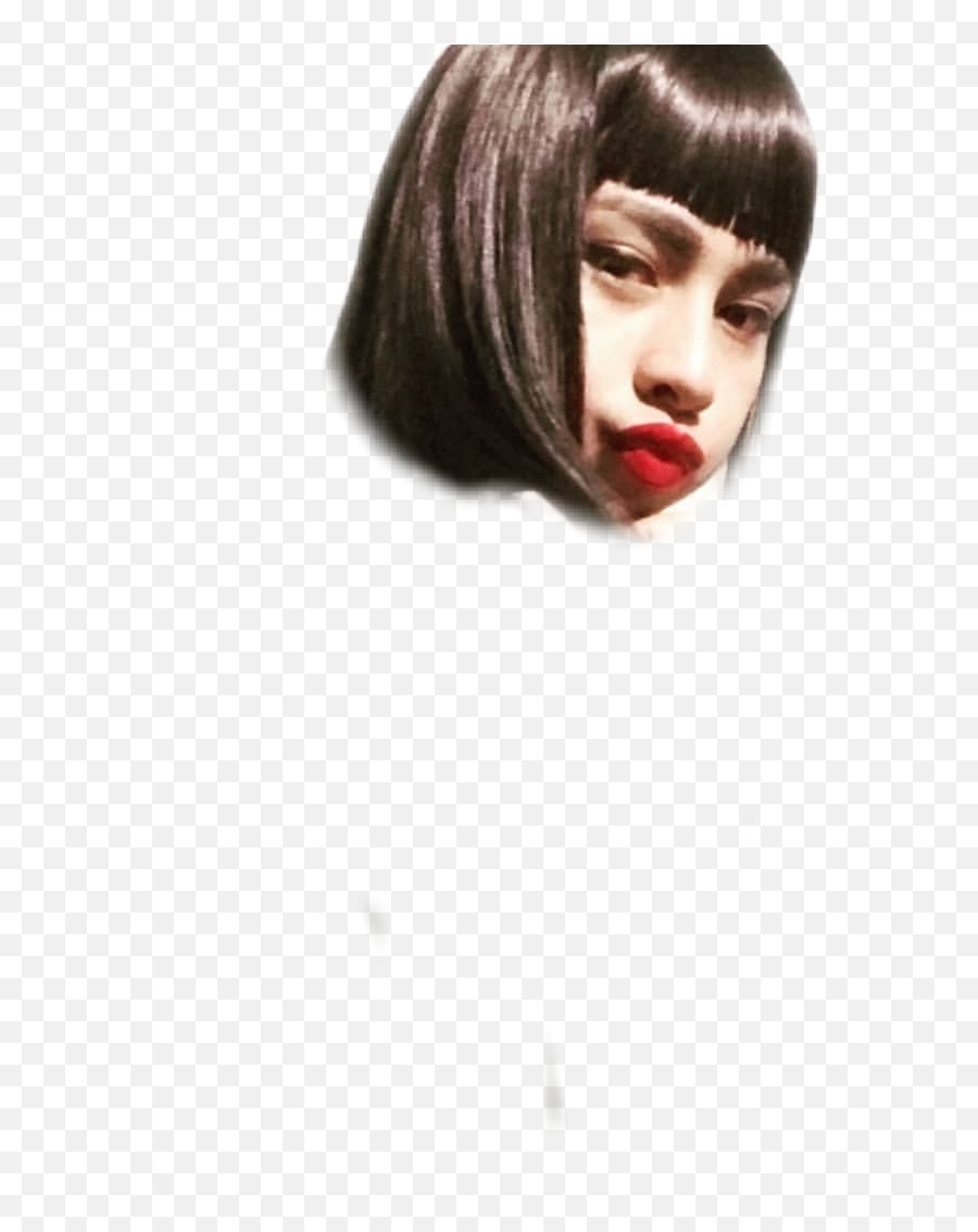 Popular And Trending Bhhh Stickers On Picsart - Bob Cut Emoji,Haircut Lipstick Dress Emoji